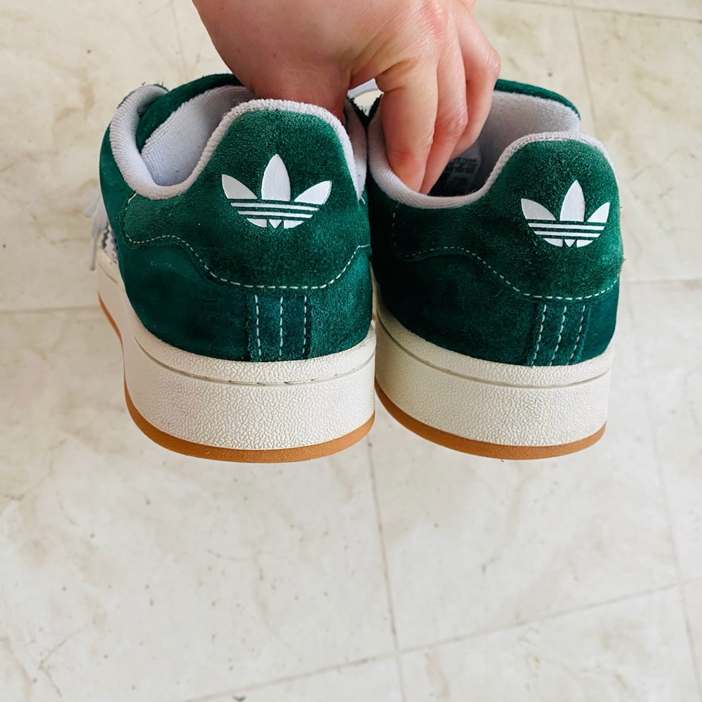 $110 Adidas Campus 00s Green Suede Lace-up Low Top Shoes Sneakers Women's Size 8 - Picture 13 of 14